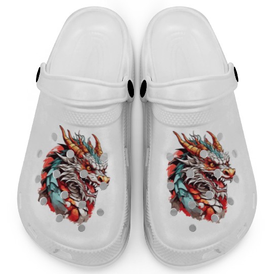 Chinese Dragon Head Clogs design
