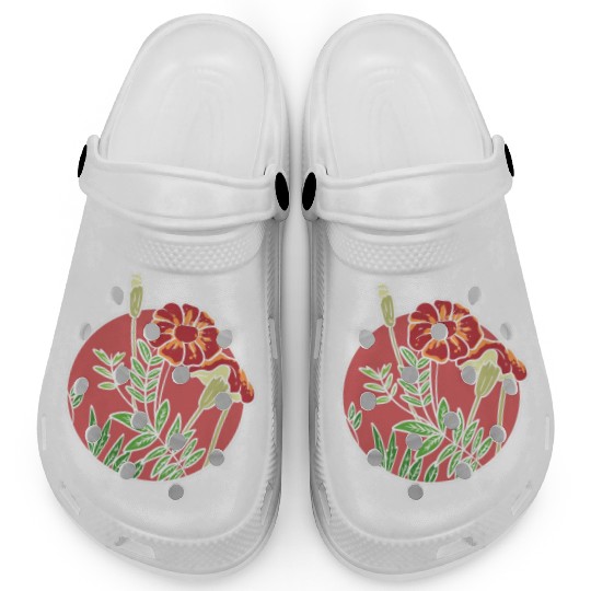 Mexican Marigold Nature Lover Gift Clogs