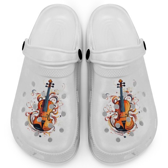 Violinist Violin Music Art Violin Player Clogs