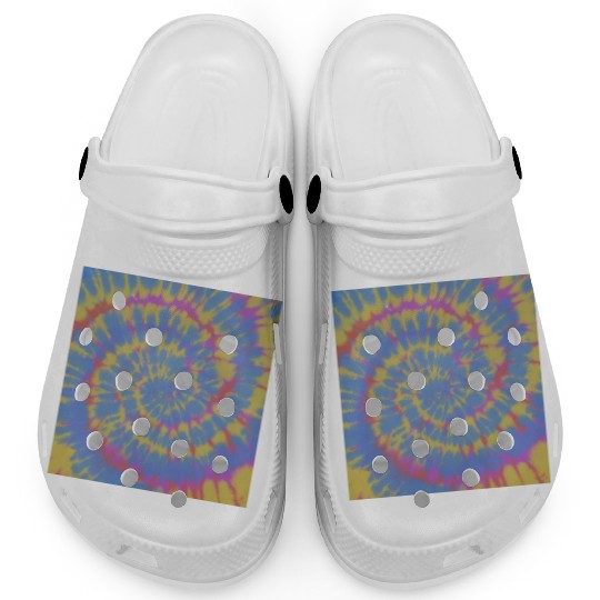Tie dye art Clogs