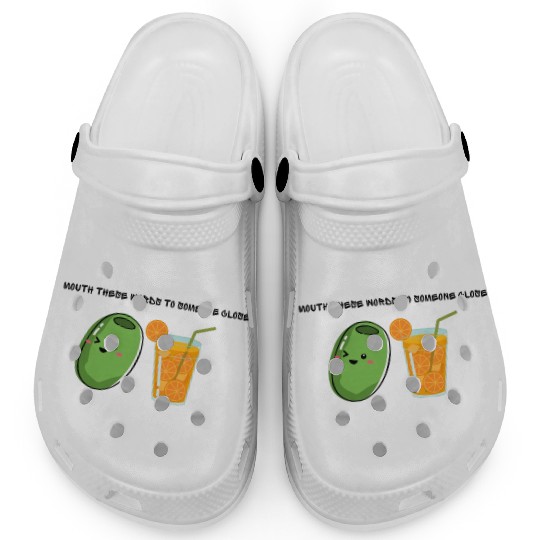 Olive Juice (I love you) Clogs