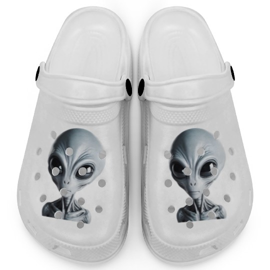 Grey Alien Clogs