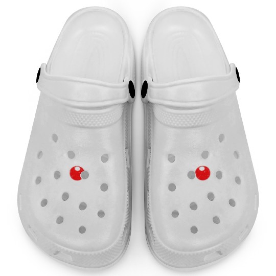 Santa's Reindeer Rudolph List Christmas Themed Mem Clogs