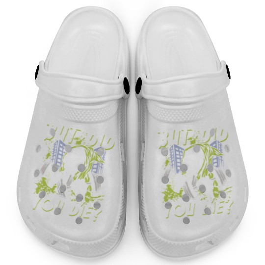 But did you die | gym power skull Clogs