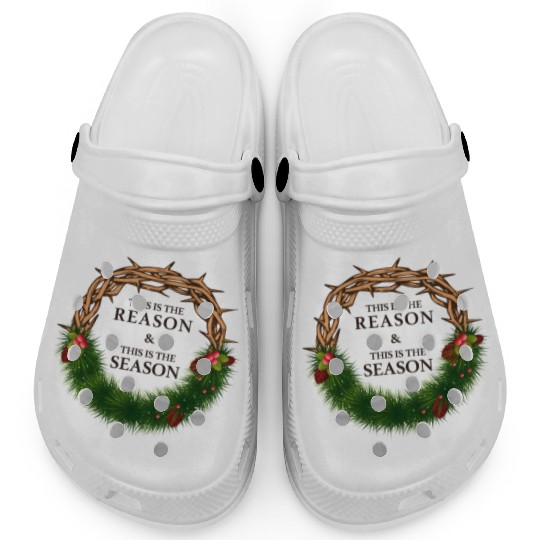Jesus is King and is the Reason for the Season Clogs