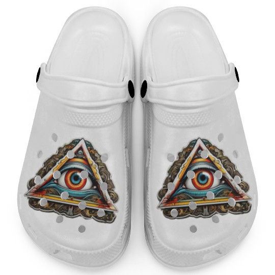secret society illuminati Clogs