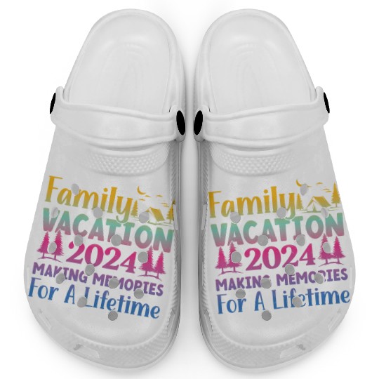 Summer Family Vacation Making Memories Clogs