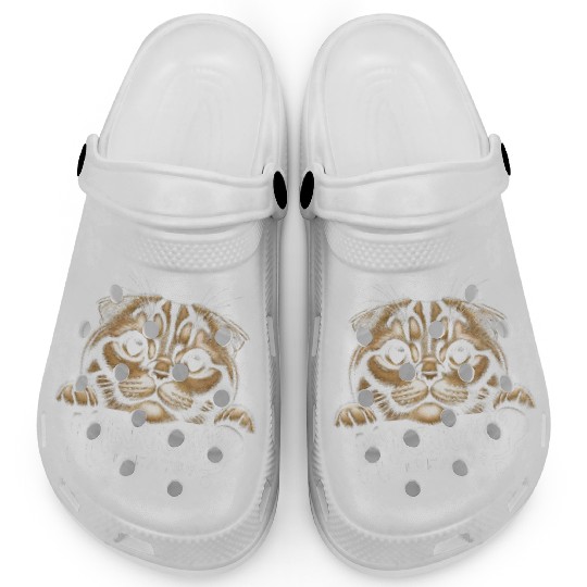 Scottish fold More Treats 27 - Cute realistic cat Clogs