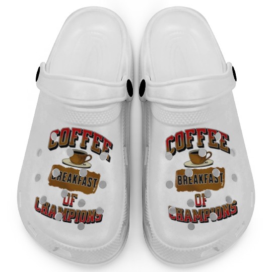 Coffee Breakfast of Champions Clogs