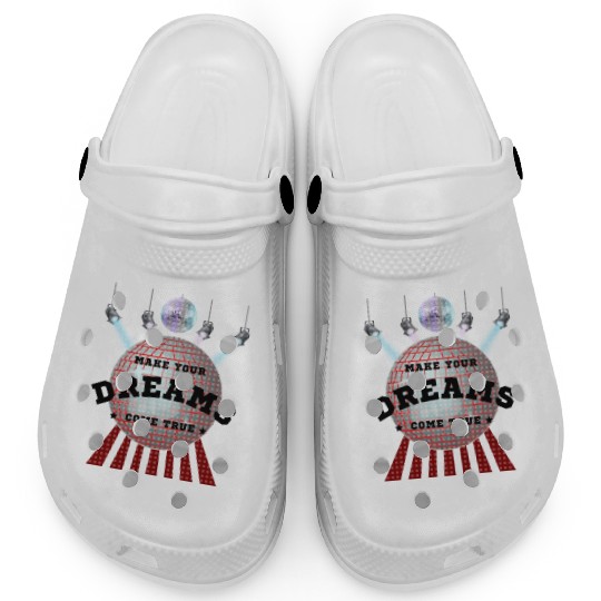 Make Your Dreams Come True with Disco Ball Design Clogs