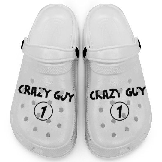 Best Friends for 3 - crazy guy 01 Clogs