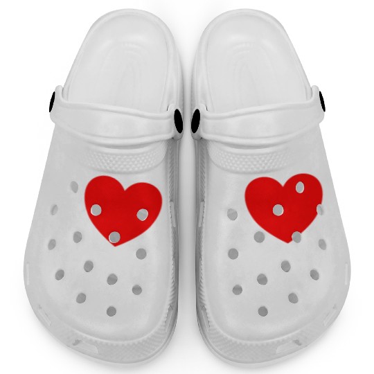I Love Me Red Heart Self Love Affirmation Clogs