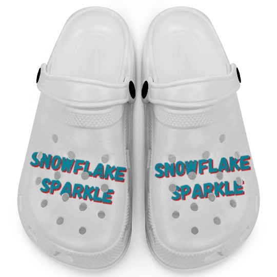 SNOWFLAKE SPARKLE Clogs
