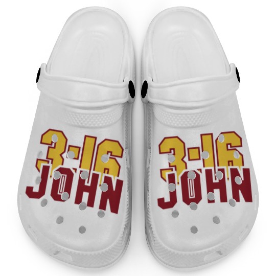 John 3:16 True Story Love Jesus Christian Clogs