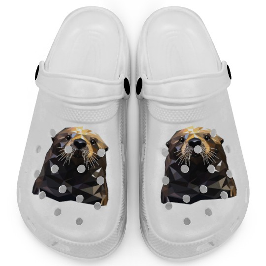 Geometric Style Sea Otter Clogs