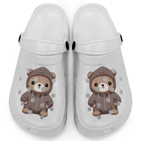 cute cartoon anime otter wearing Clogs