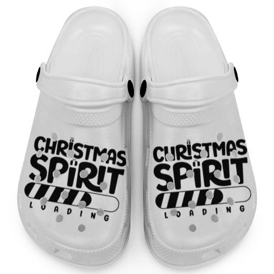 Christmas spirit loading , Funny , Digital Art Clogs