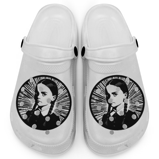Wednesday Addams Clogs
