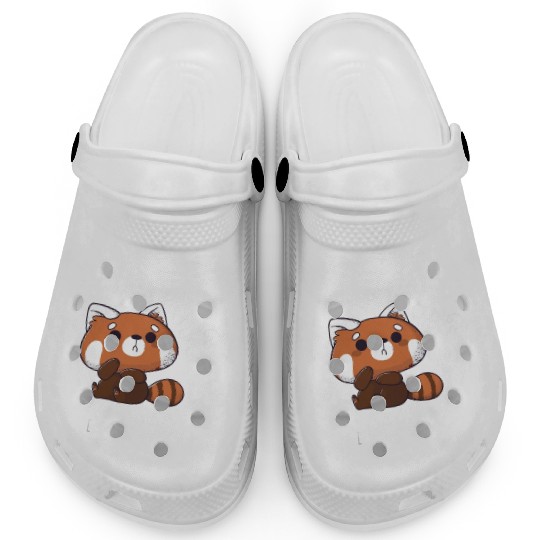 Forgetful Red Panda Clogs