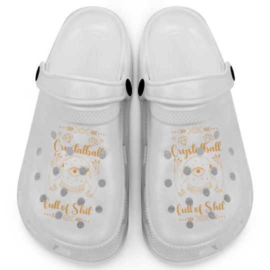 Crystal Ball Magical Signs Clogs