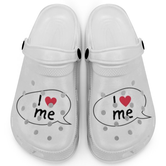 I love me affirmation Clogs