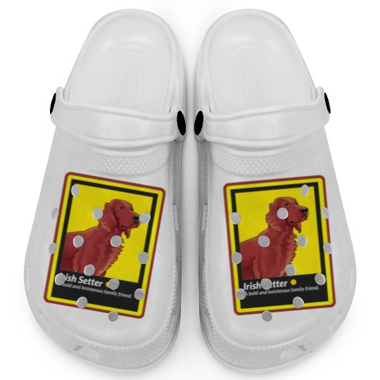 Irish Setter Dog Love Dog Mom Irish Setter Owner Clogs