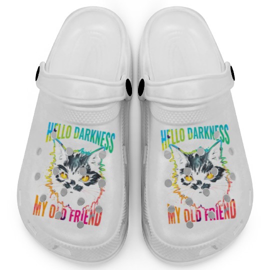 Hello Darkness My Old Friend Clogs