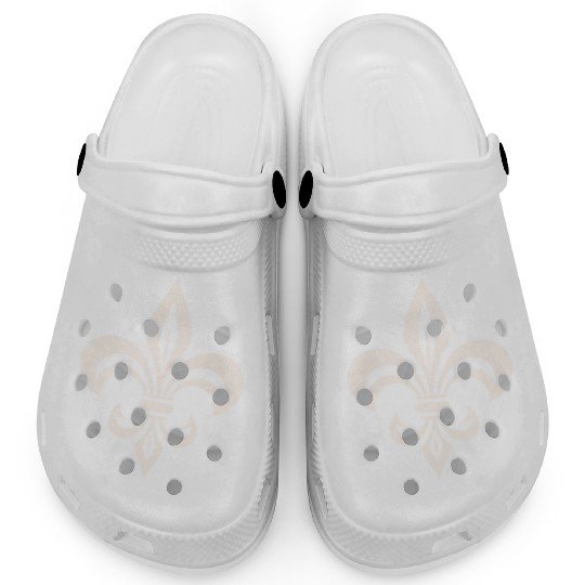 Simple French lily Logo Clogs