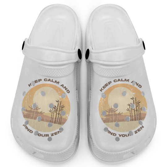 Keep calm and find your zen - Stress Clogs