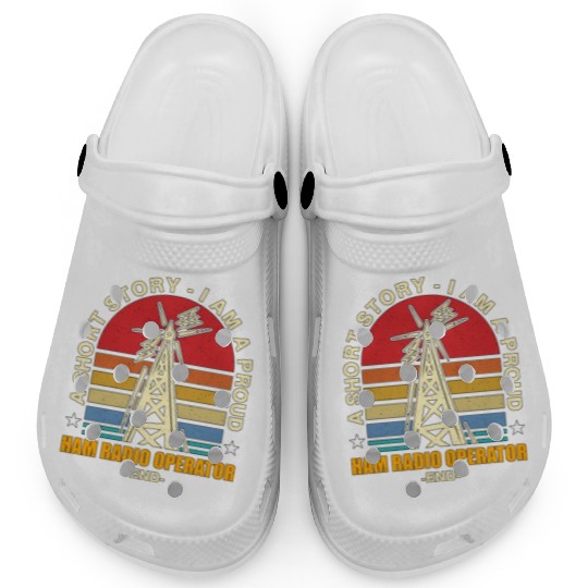Ham Radio Operator A Short Story Radio Operator Clogs
