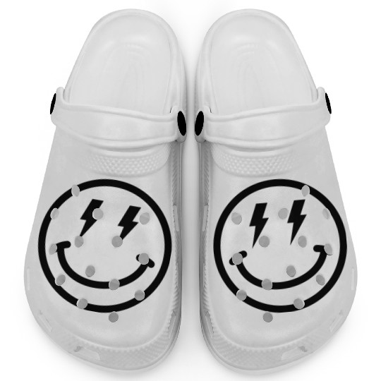 Fun face with zeus eyes Clogs
