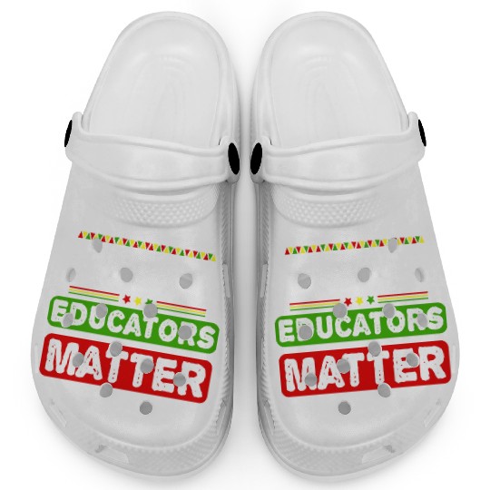 Black Educators Matter African History Teacher Men Clogs