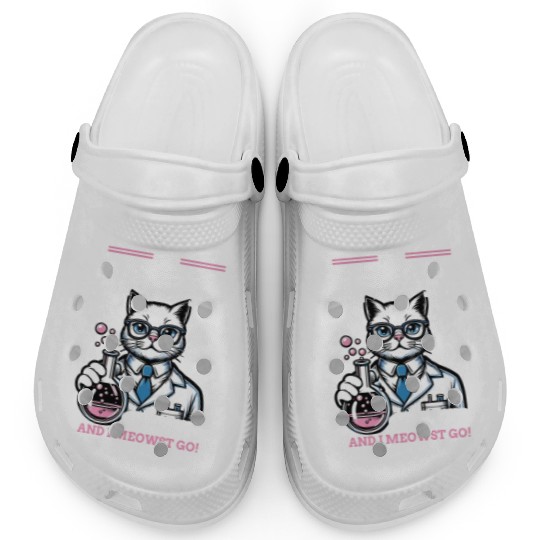 Girls Lab Calling Science Funny Lab Cat Laboratory Clogs