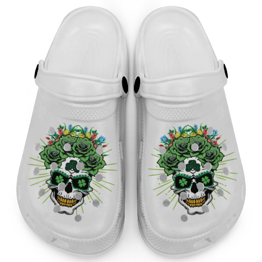Muertos Shamrock Saint Patrick's Day Clogs