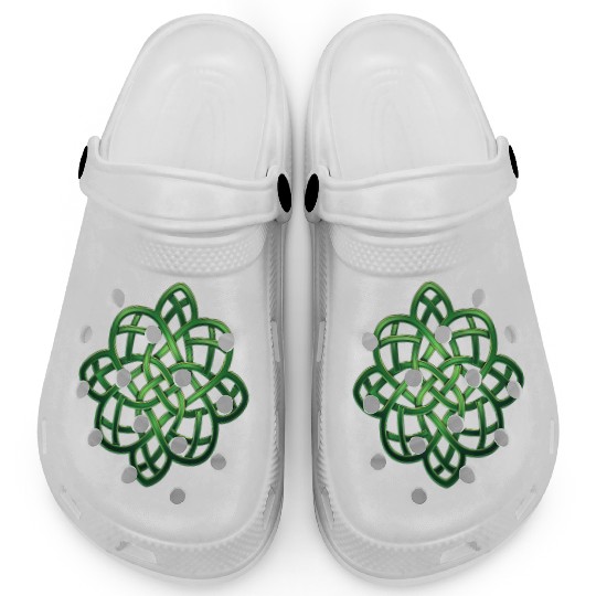 St Patricks Day Celtic Knot Irish Scottish Symbol Clogs