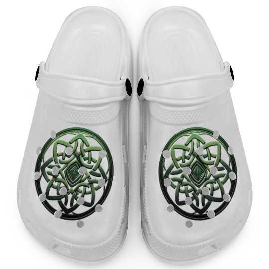 St Patricks Day Celtic Knot Irish Scottish Symbol Clogs