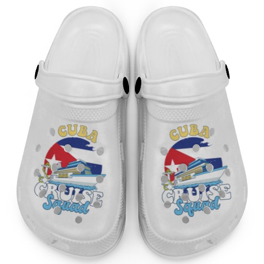 Cuba Cruise Squad Family Vacation Trip Clogs