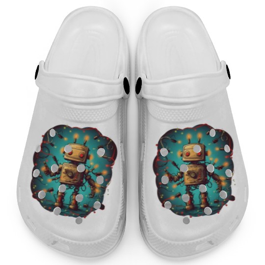 Tangled Techmas Bot Clogs