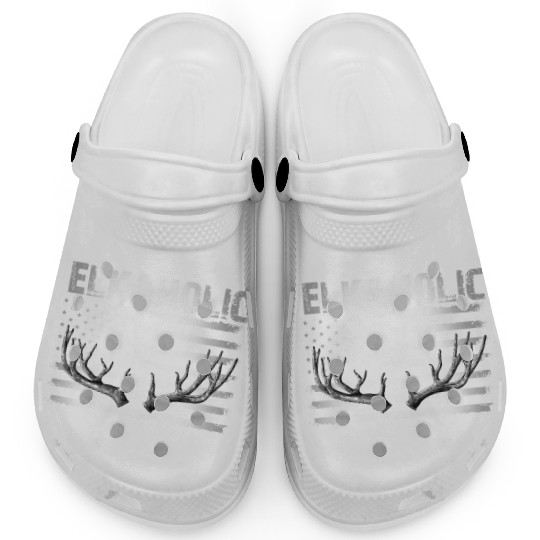 Elk Hunting Elkaholic Hunters Clogs