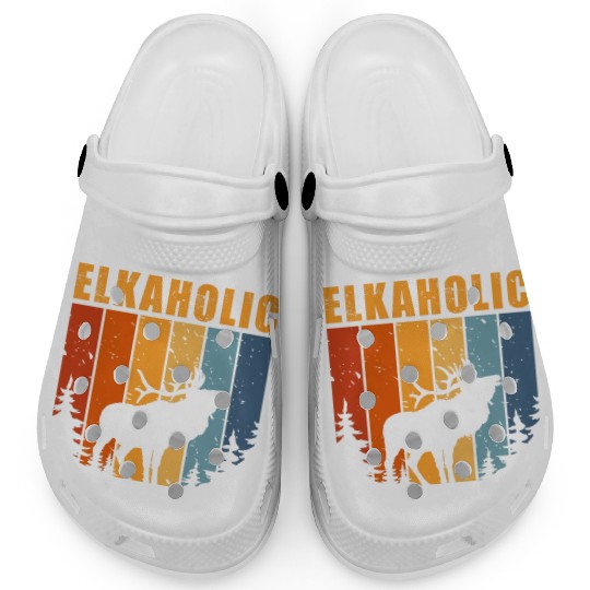 Elk Hunting Elkaholic Hunters Clogs