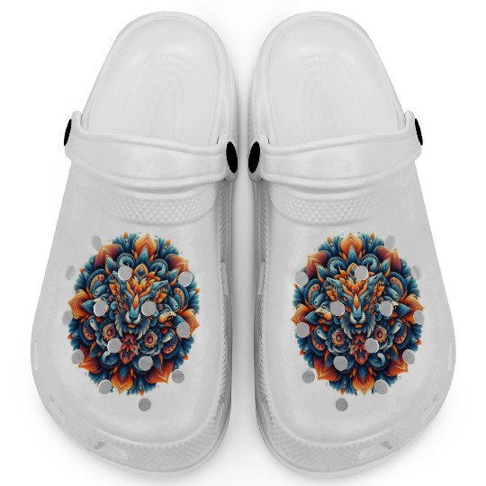 Regal Fox Mandala Clogs