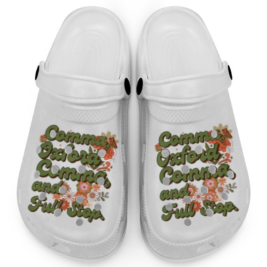 Oxford comma. For grammar students and teachers Clogs