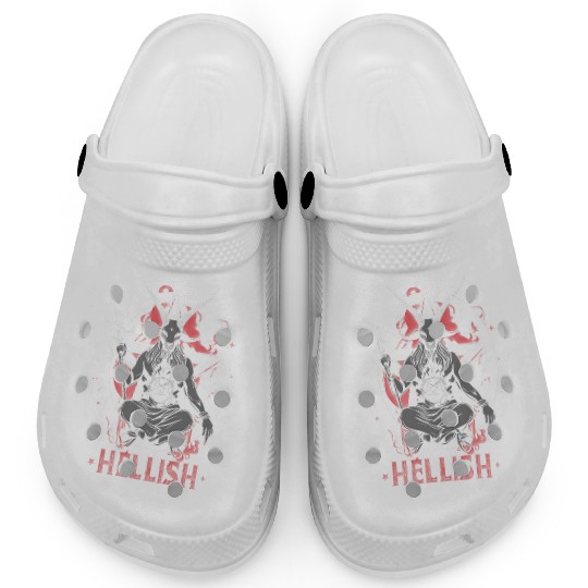 Hellish Satan Baphomet Clogs