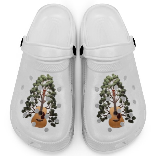 Acoustic Guitar Clogs Tree of Life Guitar