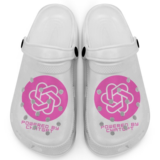 Powered by ChatGPT (Pink Design) Clogs