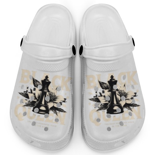 Black Queen The Most Powerful Chess African USA Clogs