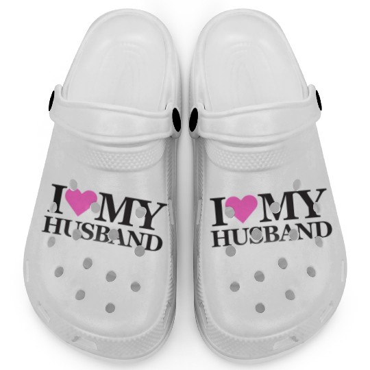 I love my husband Clogs