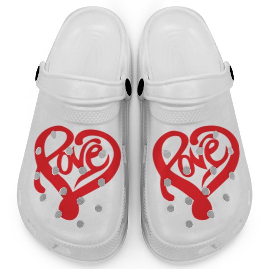 Love Heart Clogs