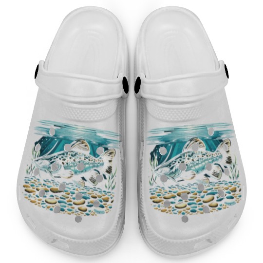 Corydoras Catfish Fish Lover Freshwater Aquarium Clogs