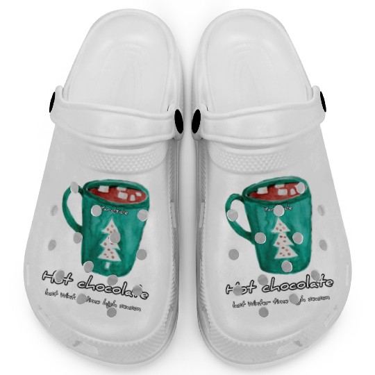 Drink Hot chocolate good last winter time Yard Clogs